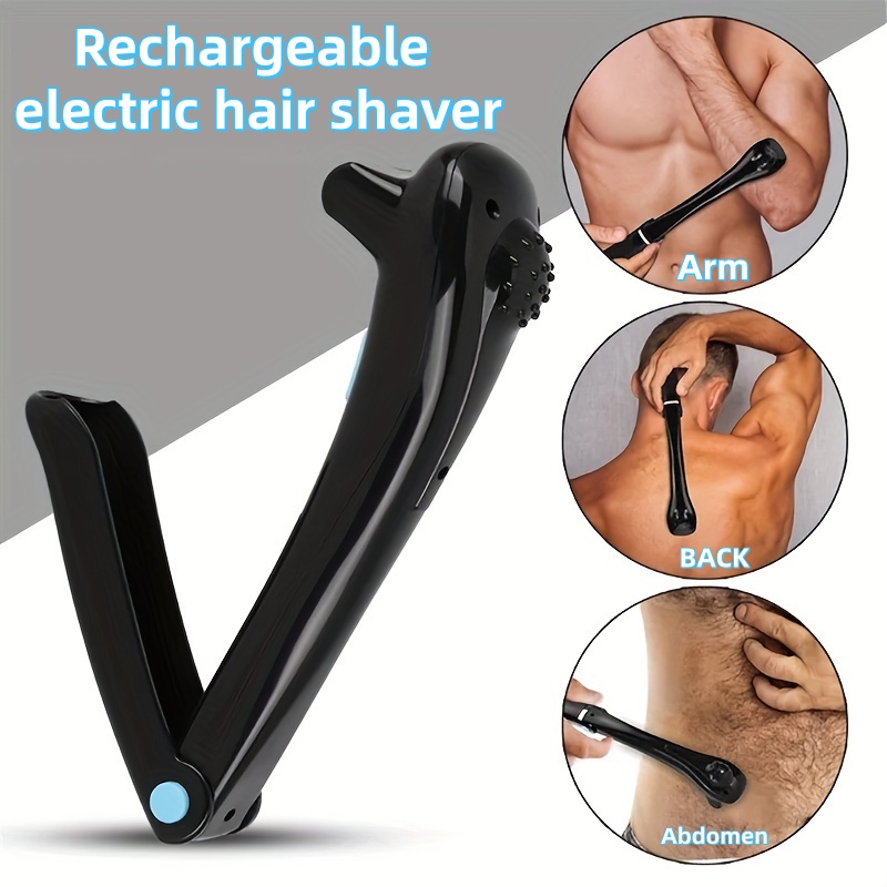 Rechargeable Electric Back Sha - Men'S Grooming Hair And Body Wash recension och pris