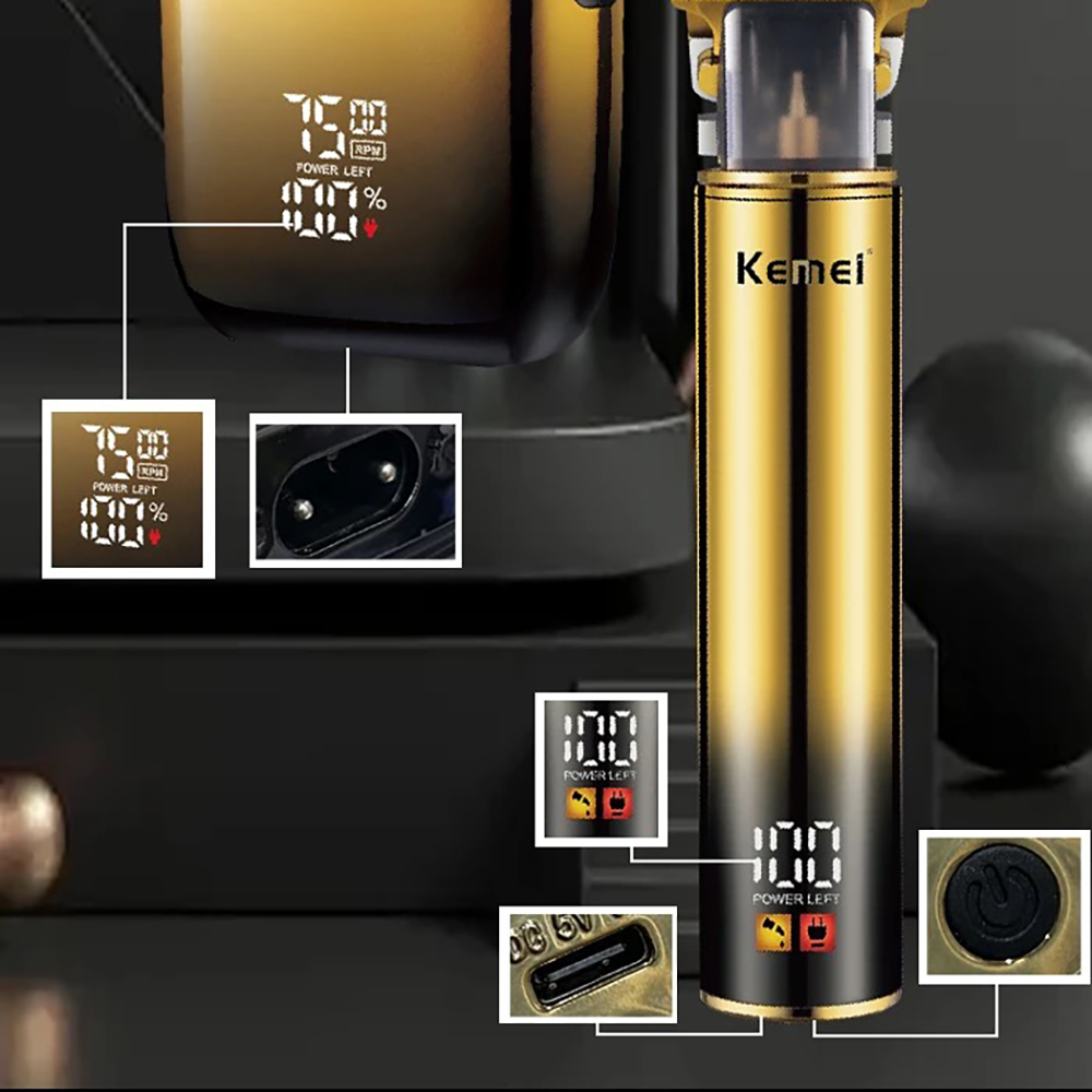 Kemei Hair Trimmer Electric Ra - Mens Grooming Barber recension och pris